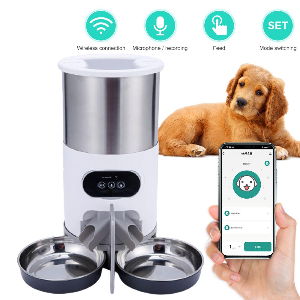 Smartpaws Remote-Controlled Pet Feeder: Automatic Food Dispenser With